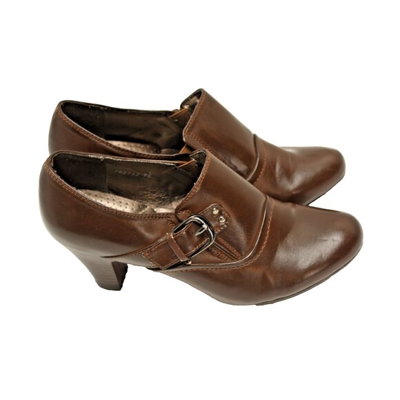 Pierre Dumas Womens Shoes Size 7.5 Flexibles Brown Heels - Picture 7 of 12